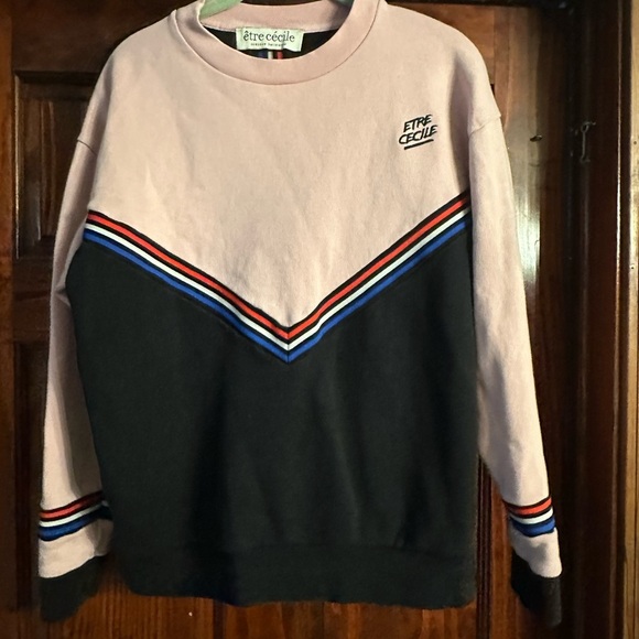 Crewneck Sweater - Black and Pink - Picture 1 of 3